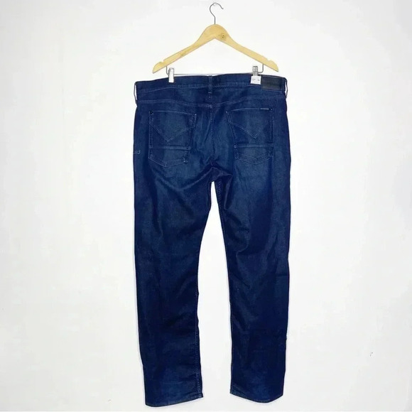 Hudson Dark Wash Byron Straight Leg Mens Jeans Size 40 - Picture 7 of 8